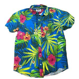 Hawaiian style button down shirt